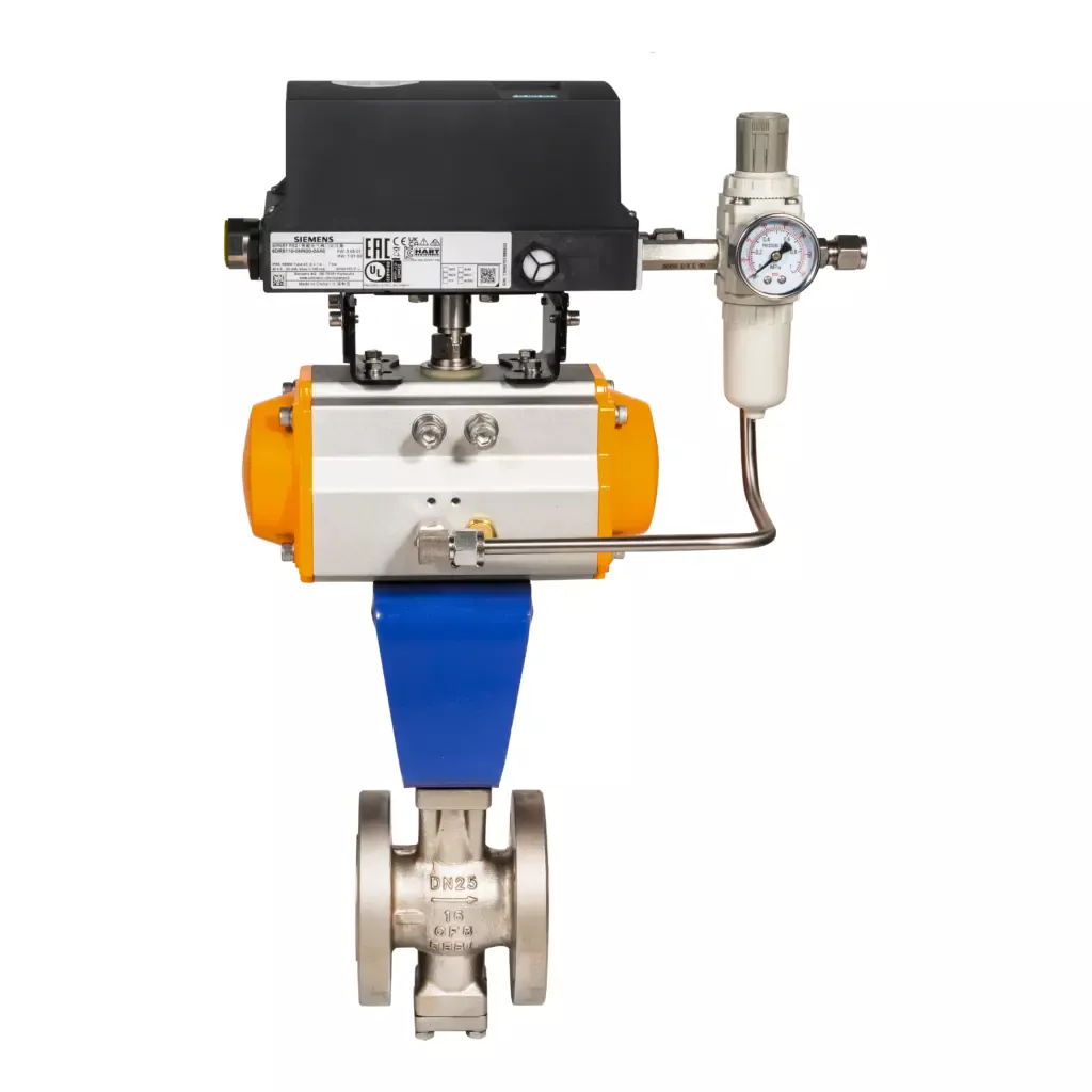 Pneumatic V-Type Self-Regulating Ball Valve