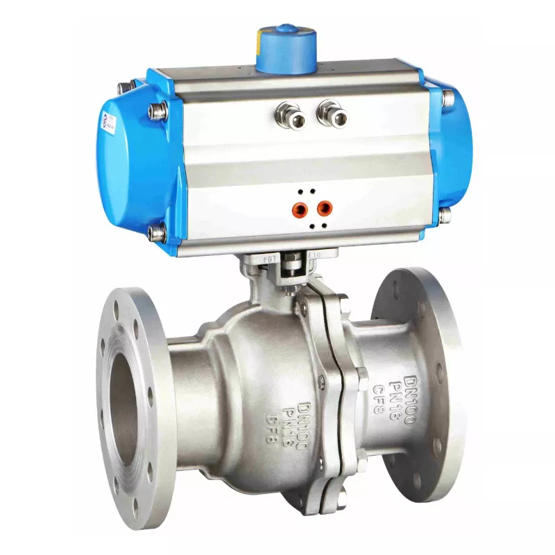 Pneumatic Japanese Standard Flanged Ball Valve