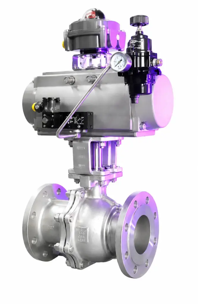 High-platform flanged floating ball valve